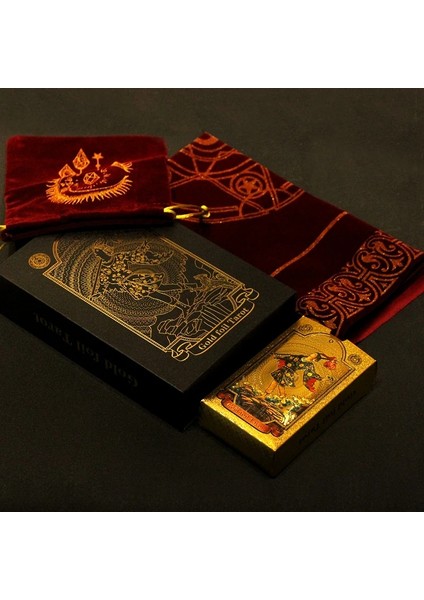 Kırmızı Stil 2021 Yeni Gelmesi Sıcak Satış Tarot Tam Ingilizce Versiyonu Playilng Kart Kehanet Kader Eğlence Işık Görenler Masa Oyunu (Yurt Dışından)