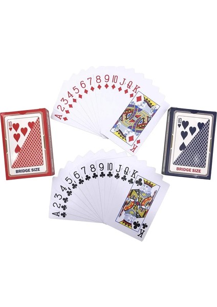 1 Kırmızı Güverte Stili Yeni Yüksek Li Köprü Bakara 100% Pvc Oyun Kartları Plastik Su Geçirmez Poker Seti Kart Texas Hold'em Masa Oyunu 2.28*3. (Yurt Dışından) fırsatları