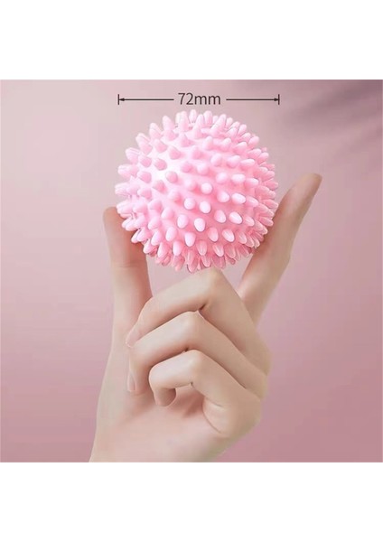 Mavi Stil Kirpi Topu Pvc Çivili Masaj Topu Tetik Noktası Egzersiz Fitness Ayak Ağrısını Rahatlatmak Plantar Fasiit Fitness Topu (Yurt Dışından)