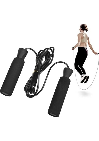 Siyah Stil Kaymaz Sap Dolaşmayan Rulman Egzersizi Atlama Atlama Ipi Fitness Aleti (Yurt Dışından) fiyatları