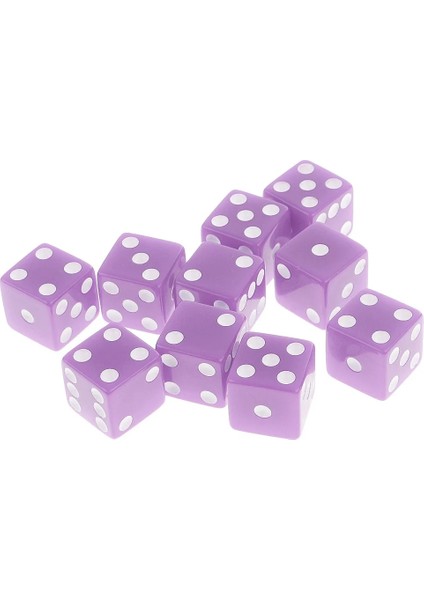 Kırmızı Stil 10X Plastded D6 Zar Zindanları ve Ejderha Rpg Rol Oyunu Zar Hediyesi (Yurt Dışından) modelleri