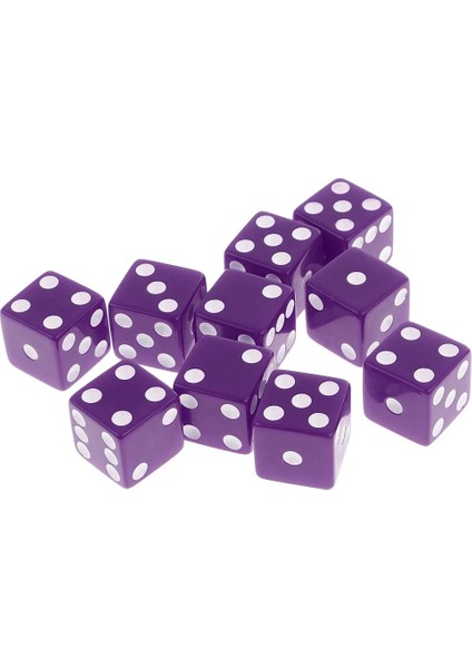 Kırmızı Stil 10X Plastded D6 Zar Zindanları ve Ejderha Rpg Rol Oyunu Zar Hediyesi (Yurt Dışından) fırsatları