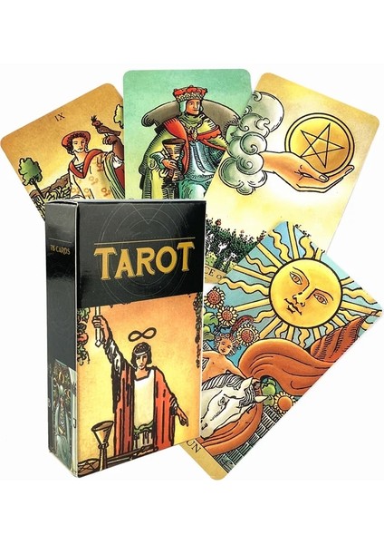 78 Adet TT202 Tarzı Rahibe Hafif Tarot Güverte Kart Oyunları Tam Ingilizce Arkadaş Parti Kurulu Oracle Kehanet Kaderi Pdf Rehberi ile (Yurt Dışından)