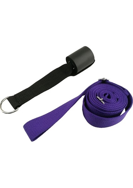 Mor Tarzı Kapı Esnekliği Germe Bacak Sedye Kayışı Bale Tezahürat Dans Jimnastik Eğitmeni Yoga Esnekliği Bacak Germe Kemeri Zxh (Yurt Dışından)