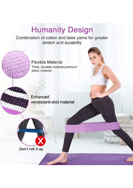 18-32 Libre Tarzı Campmore Direnç Bantları Fitness Ganimet Bantları Kalça Daire Kumaş Fitness Kauçuk Genişletici Ev Egzersiz Ekipmanları Için Elastik Bant (Yurt Dışından)