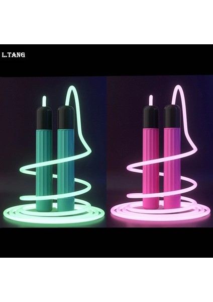 Yeşil Stil Parlayan Atlama Ipi LED Işık Kadınlar Için Kız Çocuk Çocuklar Atlama Ipi Ayarlanabilir L696 Atlama (Yurt Dışından) fiyatları