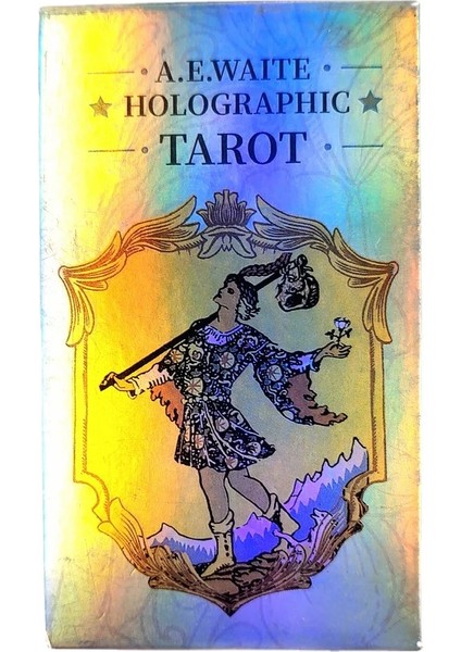Başmelek Oracle Stili Son Yüksek Li Holografik Tarot Kartları Fal Rehberliği, Pdf Rehberi ile Kehanet Güverte Tahta Oyunu Anlatıyor (Yurt Dışından)