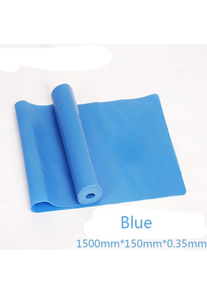 Mavi Stil Fitness Egzersiz Direnç Bantları Kauçuk Yoga Elastik Bant 150CM -180CM Direnç Bandı Döngüsü Spor Salonu Eğitimi Için Kauçuk Döngüler (Yurt Dışından)