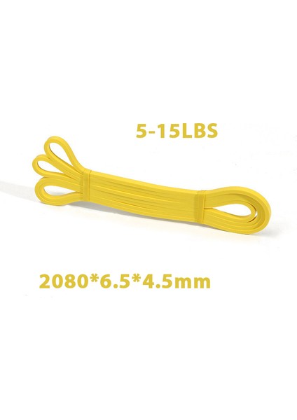 Sarı 5-15LBS Stili Fitness Bandı Elastik Bantları Yukarı Çekin Kauçuk Direnç Döngüsü Güç Bandı Seti Evde Spor Salonu Egzersizi Genişletici Antrenmanı Güçlendirin (Yurt Dışından)