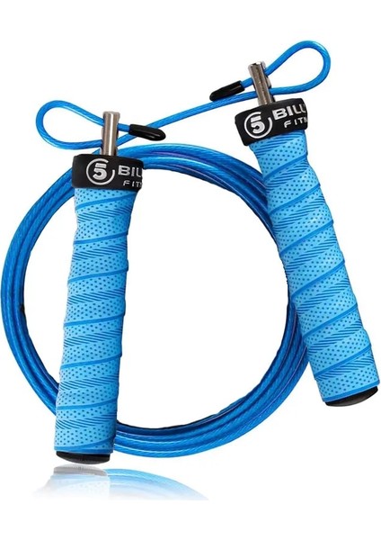 Gök Mavisi Tarzı Ayarlanabilir Atlama Ipi Hız Atlama Ipi Kaymaz Saplı Bilyalı Rulmanlar Ip Atlama Ipi Gym Fitness Eğitimi (Yurt Dışından)