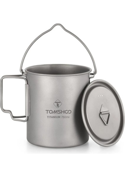 3 Adet Tarzı Tomshoo Ultralight 750ML Titanyum Pot Taşınabilir Titanyum Su Kupa Kapaklı Bardak ve Katlanabilir Saplı Açık Kamp Tencere (Yurt Dışından) fiyatları