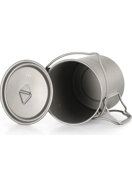 3 Adet Tarzı Tomshoo Ultralight 750ML Titanyum Pot Taşınabilir Titanyum Su Kupa Kapaklı Bardak ve Katlanabilir Saplı Açık Kamp Tencere (Yurt Dışından) fırsatları