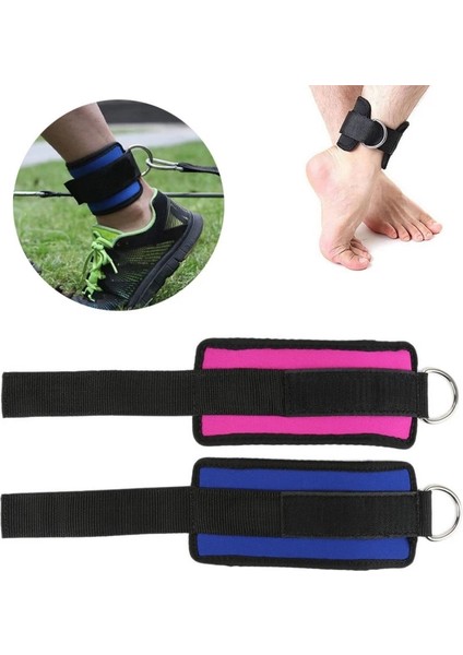 Kırmızı Stil Taşınabilir D-Ring Ayak Bileği Çapa Kayışı Kemer Çok Spor Salonu Kablo Ataşmanı Uyluk Bacak Kasnak Kayışı Dayanıklı Çapa Halat Spor Güvenliği (Yurt Dışından) indirimleri