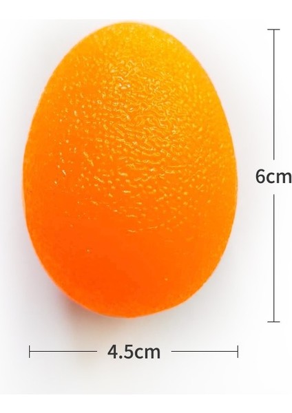 Turuncu Yumurta Şeklindeki Stil El Tutucu Parmak Bilek Kol Güç Gücü Eğitmen Parmak Uzatma El Kavrama Genişletici Egzersiz Direnç Bantları Fitness (Yurt Dışından)