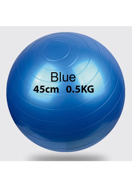 Mavi 45CM Tarzı Şişme Pilates Topları Egzersizleri Yoga Fitness Topu cm Patlama Önleyici Pilates Ekipmanları Balance Fitball Spor Balonları (Yurt Dışından)