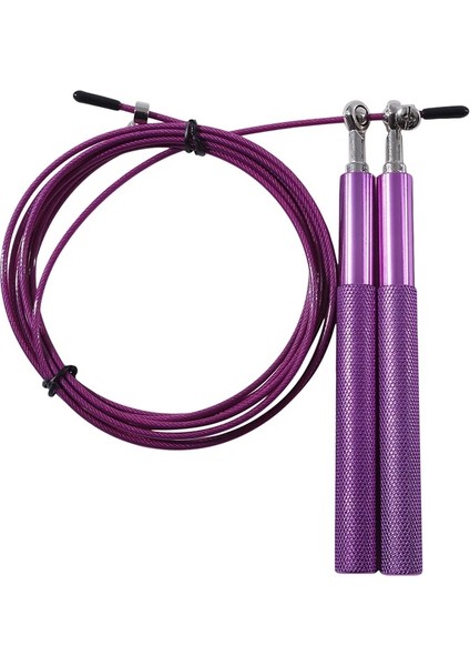 Mor Tarzı Atlama Ipi Ultra Hızlı Ip Atlama Ipi Çelik Tel Boks Spor Salonu Fitness Eğitimi Için Atlama Ipleri 3 Metre Ayarlanabilir Hız Spor Salonu (Yurt Dışından)