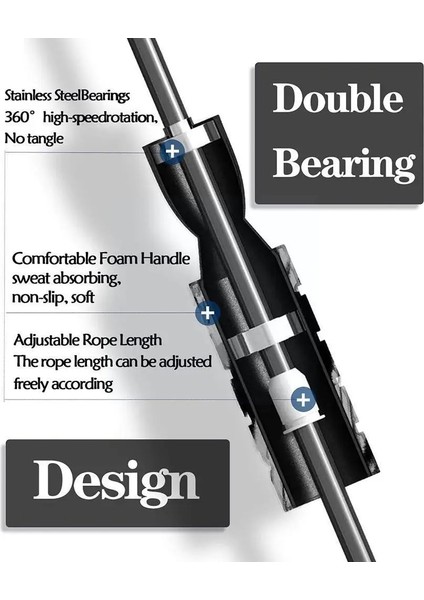 B Tarzı Açık Atlama Ipi Halatsız Atlama Ipi Spor Ayarlanabilir Halat Topu Atlama Akülü Erkekler Için Eğitim Kadın Boks Çocuklar Tartı U5A4 (Yurt Dışından) fırsatları
