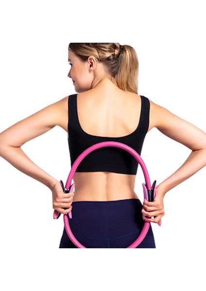 Siyah Stil Pilates Sporları Yoga Çemberi Fitness Pilates Halkası Kadınlar Kız Direnç Çemberi Spor Salonu Yoga Taşınabilir Fitness Ekipmanları Evde Spor (Yurt Dışından) modelleri