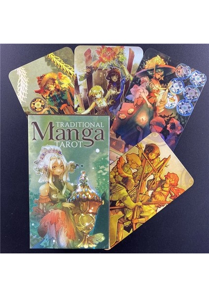 45 Adet TS54 Tarzı En Çok Satılan Geleneksel Manga Tarot Kartları Ingilizce Oracle Kartları Kadın Kızlar Tarot Güverte Masa Oyunu (Yurt Dışından) fiyatları