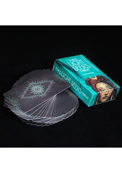 LJT045 Stili Sıcak Satış Tam Ingilizce Versiyonu Tarot Interaktif Masaüstü Tarot Güverte Elektronik Manuel Eğlence ile Yüksek Li Oyun Kartı (Yurt Dışından) indirimleri