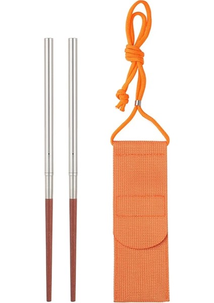 B Tarzı 1 Çift Ahşap Katlanır Çubuklarını Açık Kamp Seyahat Taşınabilir Sofra Yemek Takımı Sandal Ağacı Çubuk (Yurt Dışından)