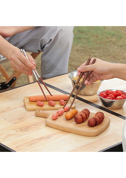 B Tarzı 1 Çift Ahşap Katlanır Çubuklarını Açık Kamp Seyahat Taşınabilir Sofra Yemek Takımı Sandal Ağacı Çubuk (Yurt Dışından) indirimleri