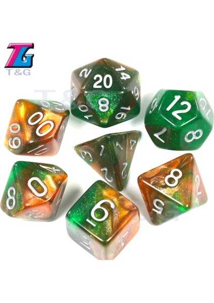 A02 Stili D4 D6 D8 D10 D12 D20 Zar Seti Trpg Dnd Masa Oyunu Için Hassas Yaratıcı Evren Galaxy Tema 7 Adet (Yurt Dışından) indirimleri