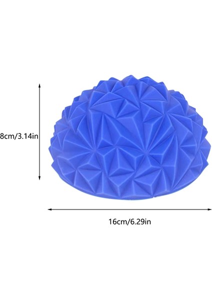 No.14 Tarzı Yarım Küre Yoga Topları Pvc Kalınlaşmak Şişme Ayak Masajı Denge Eğitim Topu Spor Salonu Pilates Egzersiz Fitness (Yurt Dışından)