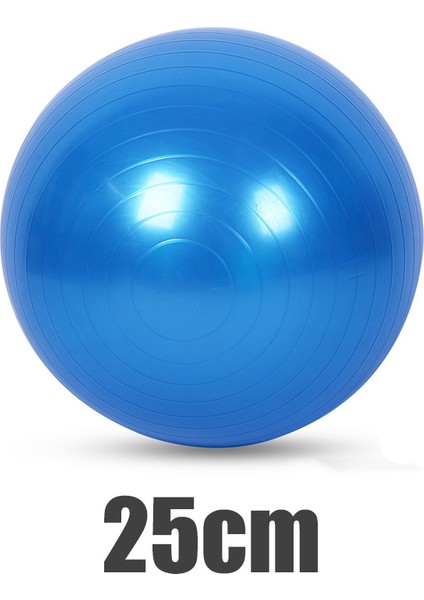 25CM Mavi Stil Patlamaya Dayanıklı Pvc Yoga Topu Egzersiz Için Kalınlaştırılmış Fitness Topları Home Gym Pilates Ekipmanları Denge Topu 45CMCMCMCM (Yurt Dışından)
