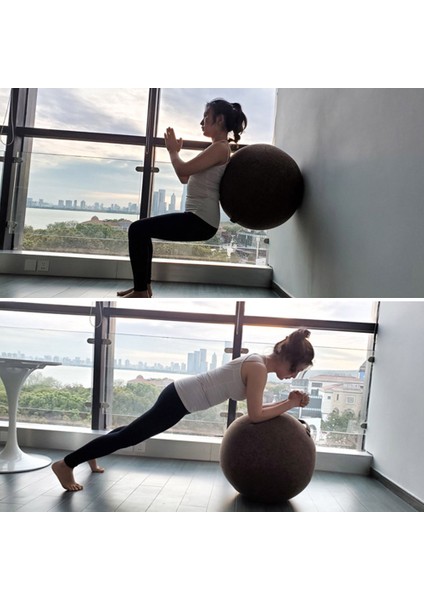 Lacivert 55CM Kapak Stili Kapak Spor Salonu Koruyucu Top Için Koruyucu Spor Halkası Aksesuarları Yoga Alt Yoga Dengesi Fitness ve Premium Egzersiz Topu Egzersiz Koruması (Yurt Dışından) indirimleri