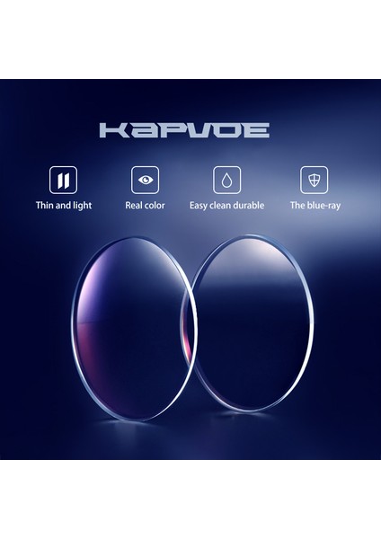 No.1.56 Stili No.1.56 Boyutu KE9408 Miyopi Hipermetrop Lens Anti Mavi Işık Bisiklet Gözlükleri Özelleştirme Reçine Asferik Lens (Yurt Dışından)