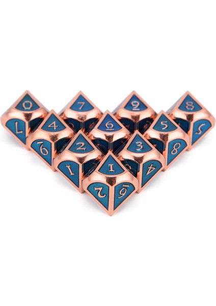Yeşil Stil Masa Oyunu World Of Darkness Vampire Için D10 Metal Zar Seti (Yurt Dışından) indirimleri