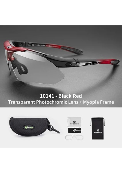 NO.10134 Tarzı NO.10141 Beden Rockbros Fotokromik Bisiklet Gözlük Hafif Bisiklet Güneş Gözlüğü Miyopi Çerçeve Mtb Dağ UV400 Bisiklet Gözlük Aksesuarları (Yurt Dışından)