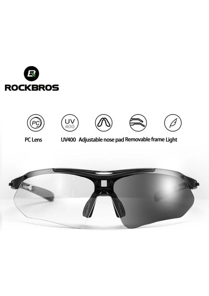 NO.10134 Tarzı NO.10141 Beden Rockbros Fotokromik Bisiklet Gözlük Hafif Bisiklet Güneş Gözlüğü Miyopi Çerçeve Mtb Dağ UV400 Bisiklet Gözlük Aksesuarları (Yurt Dışından) fırsatları