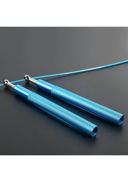 Mavi Stil Çelik Tel Atlama Atlama Ayarlanabilir Atlama Ipi Crossfit Fitness Ekipmanları Egzersiz Egzersizi 3 Metre Hız Eğitimi Ev Fit (Yurt Dışından) fırsatları