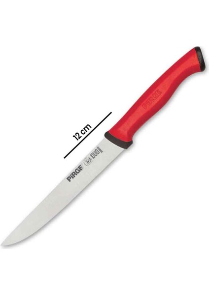 Duo Sebze Bıçağı - Kırmızı/12 cm