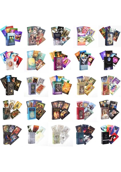 Melek Tarot Kartları Stili Yeni Tarot Kartları Oracle Rehberlik Kehanet Kader Tarot Güverte Ingilizce Aile Hediyesi Için Oyun Kartı Oyunu Eğlence (Yurt Dışından) modelleri