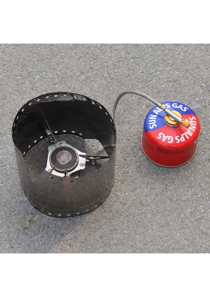 Brülör Stili 15CMCM Titanyum Kamp Sobası Rüzgar Kalkanı Açık Gaz Sobası Rüzgar Geçirmez Ön Cam Kamp Sobaları Kamp Için Ön Cam (Yurt Dışından) fırsatları