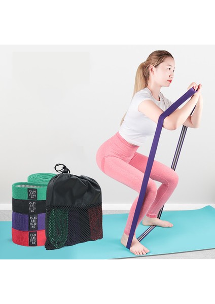 Mor Tarzı Uzun Direnç Bantları Elastik Bantlar Pullup Assist Germe Eğitimi Ganimet Kalça Egzersizi Ev Yoga Spor Salonu Fitness Ekipmanları (Yurt Dışından) fiyatları