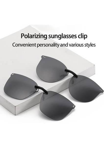 No.1 Tarzı Yeni Araba Sürücü Gözlükleri Anti-Uva Uvb Polarize Güneş Gözlükleri Sürüş Gece Görüş Lens Klipsi Güneş Gözlüğü Iç Aksesuarları (Yurt Dışından) modelleri