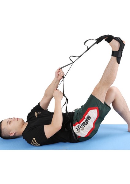 Yoga Bacak Sedye Stili Yoga Bacak Sedyesi Esneklik Germe Kayışı Fitness Spor Germe Bandı Bale Jimnastik Antrenörü Bacak Germe Kemeri (Yurt Dışından)