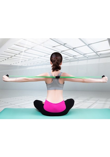 Mor Tarzı 2022 Yeni Varış 8 Şekil Yoga Ralli Kayışı Streç Bant Halat Lateks Kauçuk Kol Direnci Fitness Egzersiz Pilates Yoga Salonu (Yurt Dışından) fırsatları