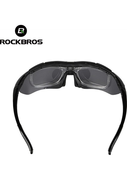 Siyah Stil Rockbros Bisiklet Gözlükleri Gözlük Polarize Bisiklet Gözlükleri 5 Lens UV400 Korumalı Spor Gözlükleri Outdoor Spor Bisiklet Güneş Gözlüğü Çerçeve (Yurt Dışından) fırsatları