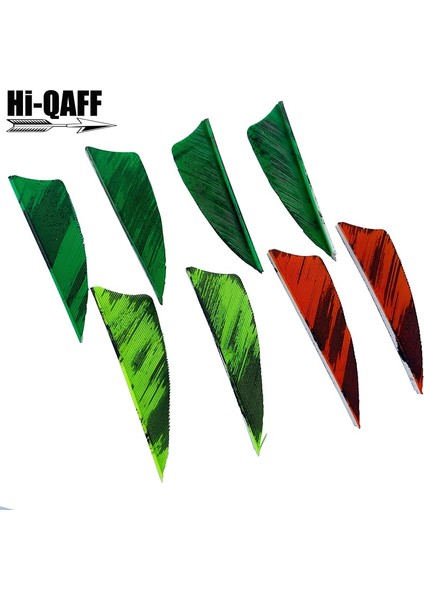 Sarı Stil Hi-Q 2 Inç Avcılık Ok Tüyleri Kalkan Kesim Fletches Mürekkep Boyama Türkiye Tüyleri Fletching Okçuluk Aksesuarları (Yurt Dışından)