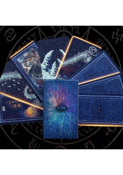 Bir Stil 2021 Yeni Geldi Tarot Nişan Işık Seers Acemi Kartı Deste Masa Oyunu Tarot Elektronik Manuel ile (Yurt Dışından)