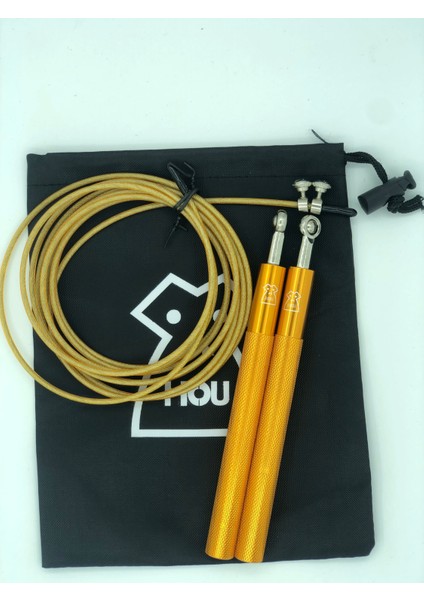 Sarı Stil Hou Egzersiz Hafif Rulman Ip Atlama Ipleri Çelik Tel Crossfit Boks Mma Eğitimi Kaymaz Ayarlanabilir Fitness Özelleştirilmiş Isim (Yurt Dışından)