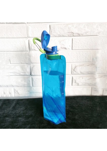 Mavi Stil Taşınabilir Katlanır Su Şişesi Çantası Açık Spor Malzemeleri Açık Spor Malzemeleri Yürüyüş Kamp Yumuşak Şişe Su Torbası (Yurt Dışından) fiyatları