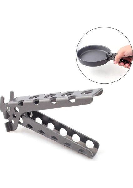 Tutamak Tarzı Dış Mekan Ultra Hafif Titanyum Tava Kamp Doğa Yürüyüşü Kızartma Tavası Titanyum Tava Gereçleri Doğa Yürüyüşü (Yurt Dışından) indirimleri