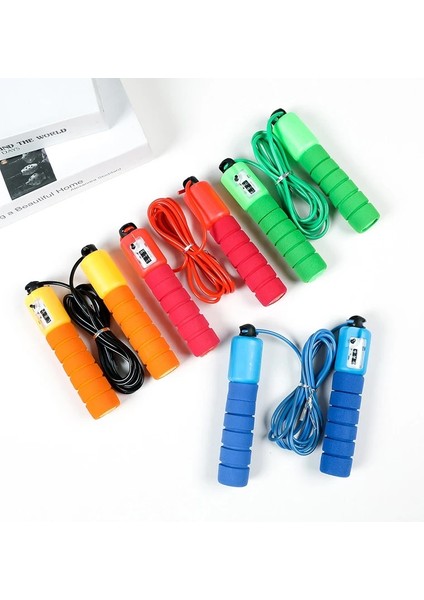 G3-4 Stili Çok Fonksiyonlu Profesyonel Sayma Ip Atlama Ipi Yetişkin Unisex Ayarlanabilir Desen Spor Ipi Taşınabilir Fitness Ekipmanları Yeşil (Yurt Dışından) fırsatları