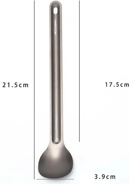 No.1 Tarzı 6 Stil Yürüyüş Açık Sofra Uzun Çatal Spork Çatal Kaşık Seyahat Taşınabilir Kamp Sofra Takımı Tencere Sırt Çantası Titanyum (Yurt Dışından)